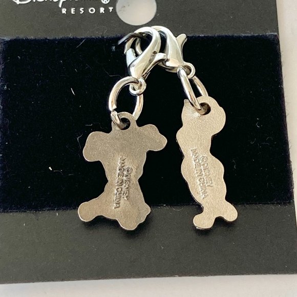 Vintage Disney Piglet Winnie the Pooh Charms Zipper Pull Purse Charm Disneyana - Picture 6 of 7